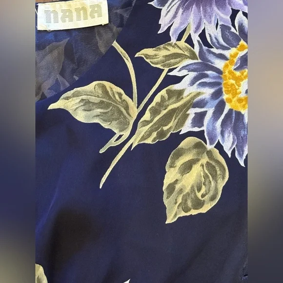 NaNa Blue and Yellow Flutter Sleeve Sundress - Picture 7 of 7